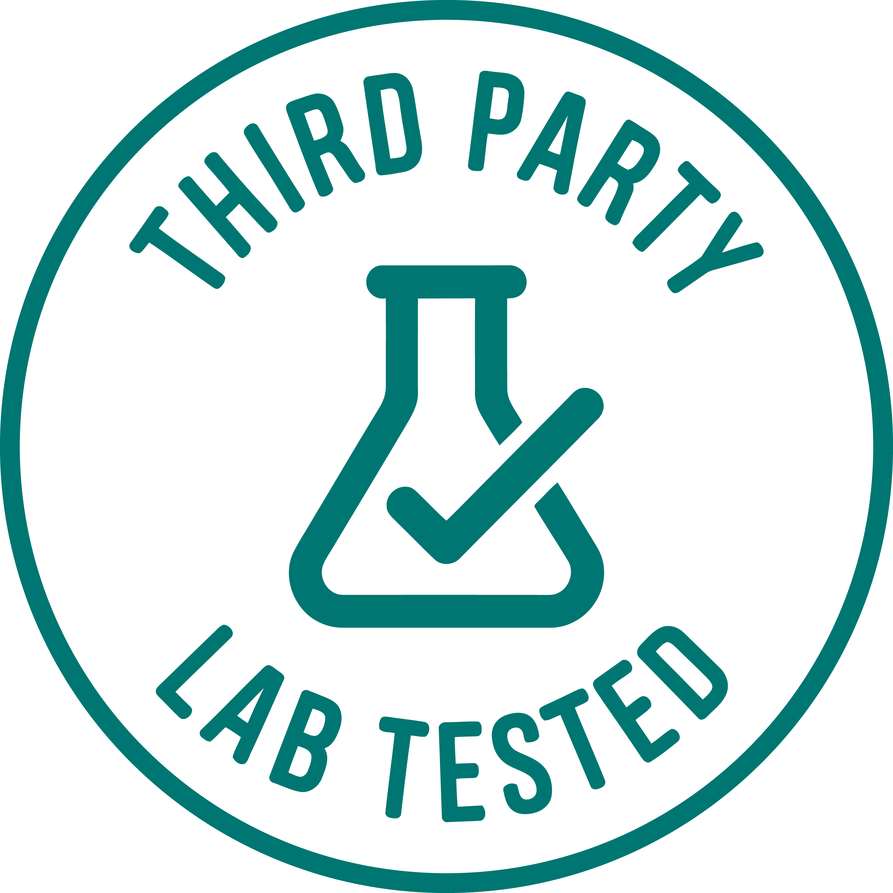 Third party tested icon
