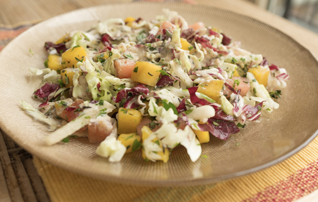 Cabbage and Jicama Slaw