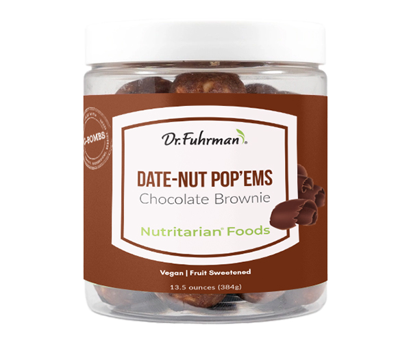 Dr. Fuhrman Date-Nut Pop'ems - Chocolate Brownie