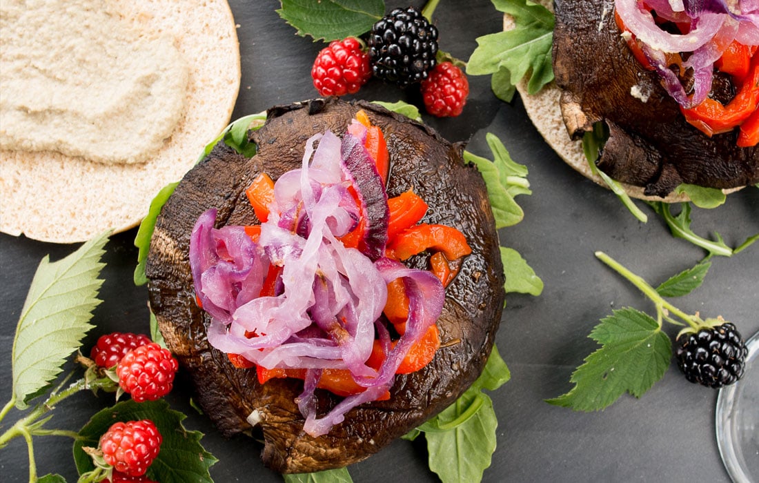 Portobello Red Pepper Sandwich