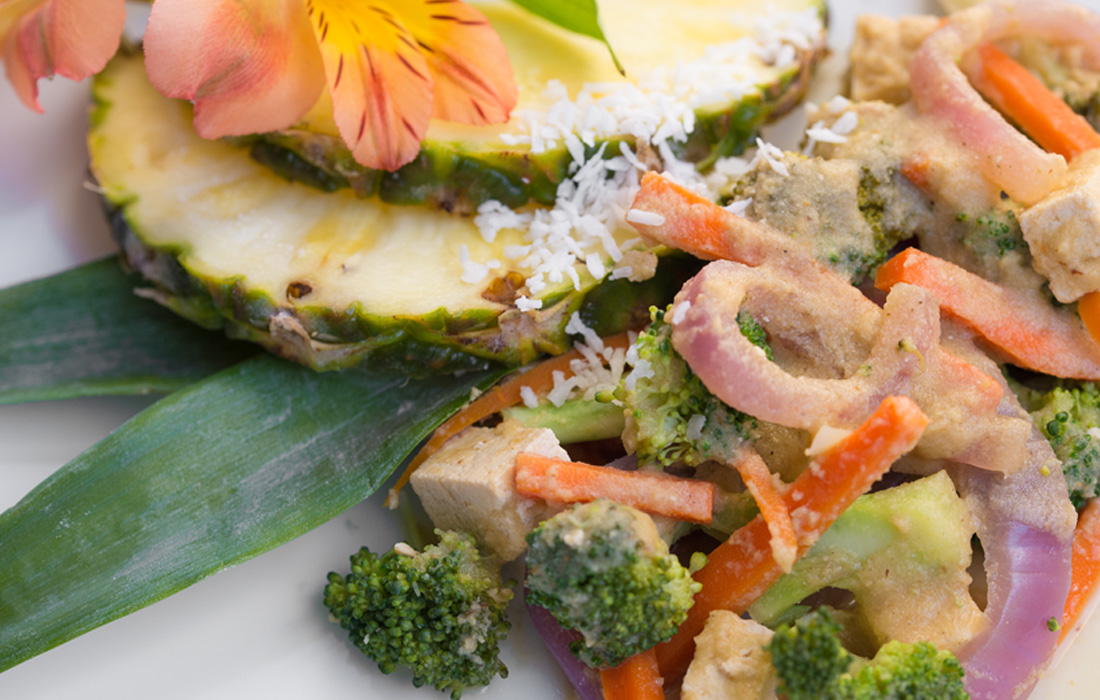 Hawaiian Tofu Stir Fry