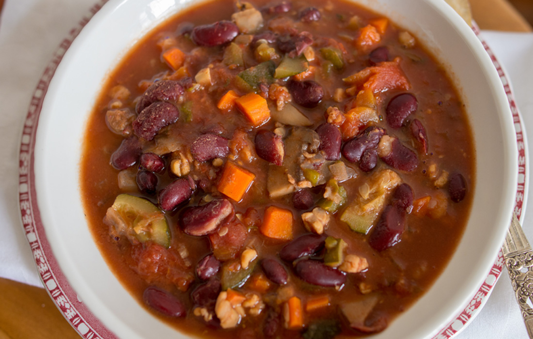 Slow Cooker Tempeh Chili