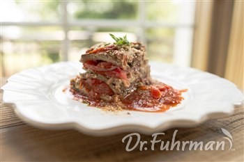 Baked Eggplant Parmesan with Fresh Tomato Sauce
