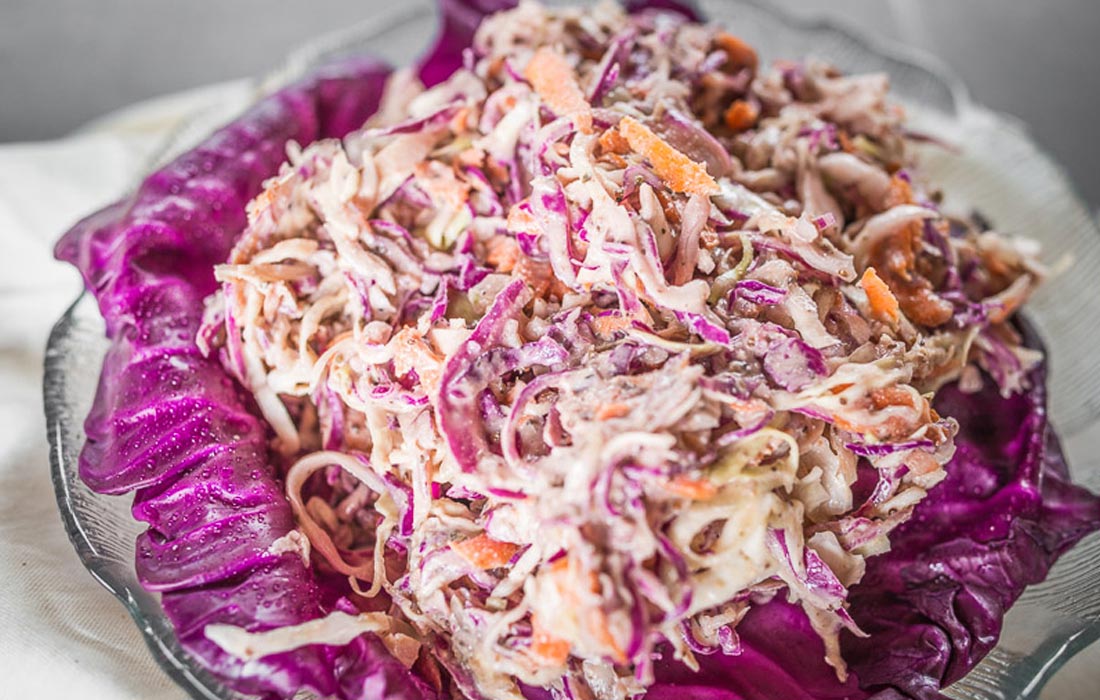 Shredded Cabbage Slaw