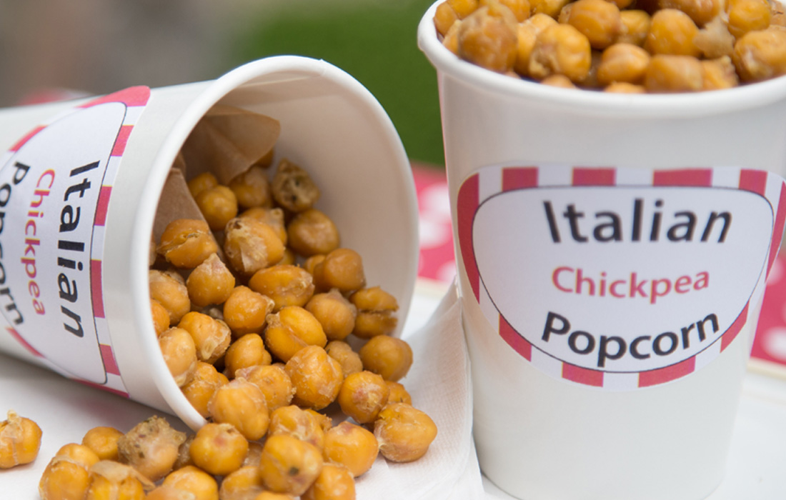 Italian Chickpea Popcorn