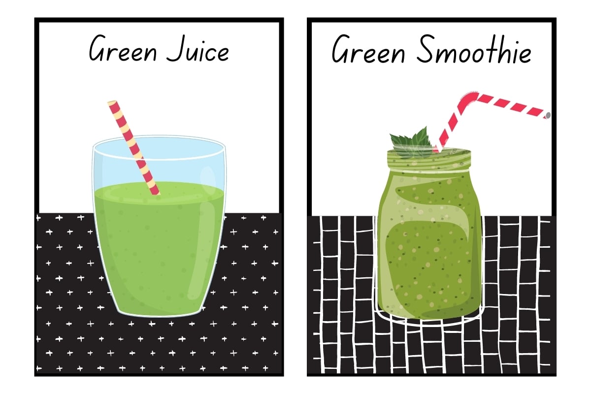 Green juice vs. green smoothie: What are the health benefits