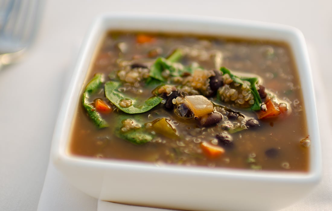 Black Bean Quinoa Soup