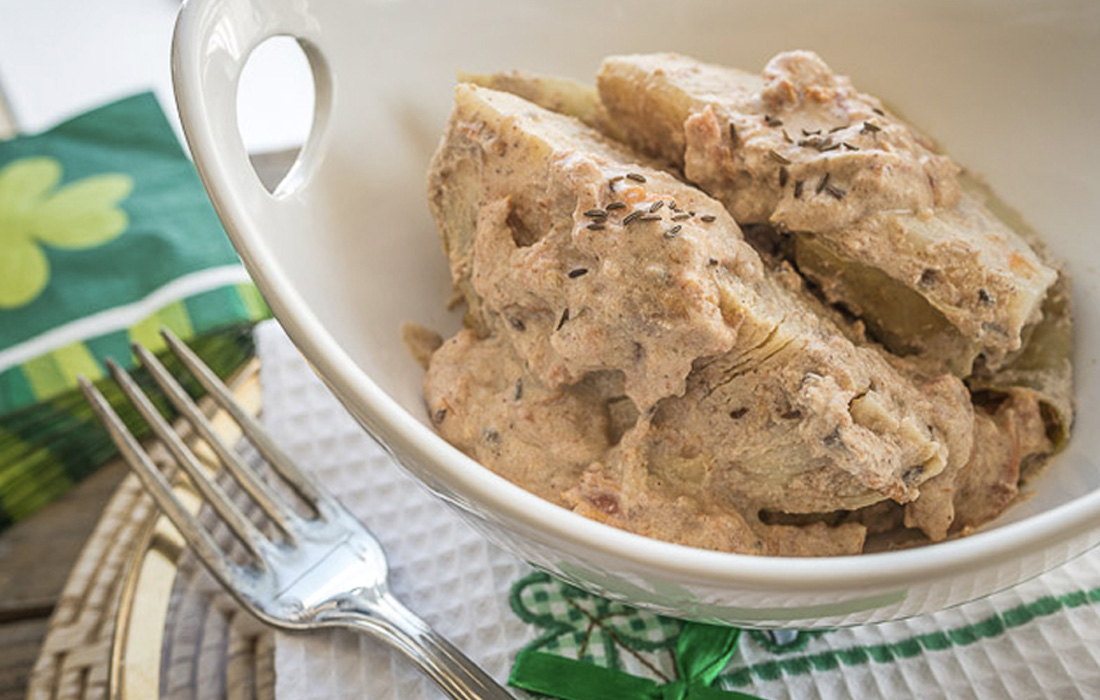 Roasted Cabbage with Coriander and Caraway Seeds