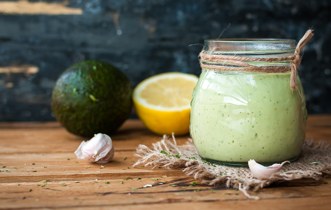 Avocado Blue Cheese Dressing and Dip