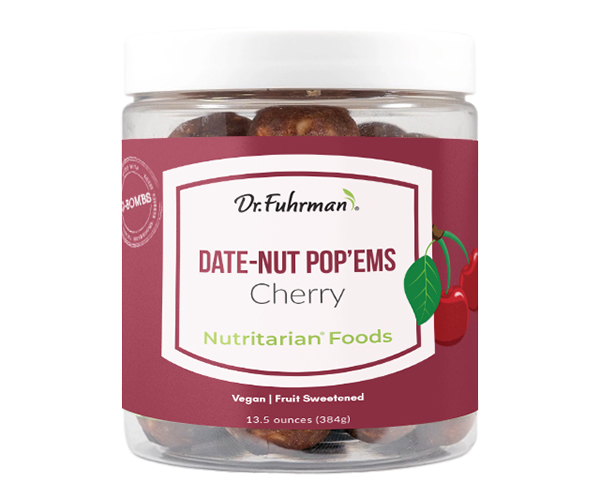 Dr. Fuhrman Date-Nut Pop'ems - Cherry