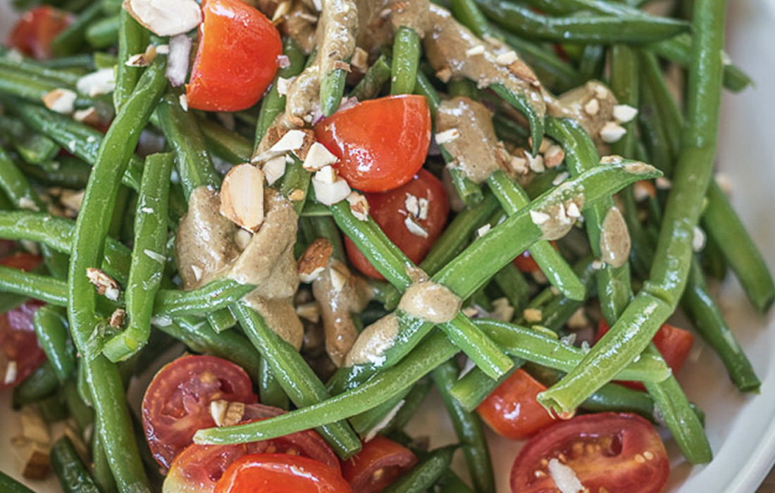 Green Bean Salad with Lemon Basil Vinaigrette